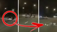 Jeziva scena na auto-putu: Žena iskočila iz taksija u pokretu, jer se vozač onesvestio