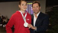 "Skupila je snagu, stisla zube i osvojila medalju": Jevrosimović dočekao zlatnu Angelinu Topić
