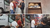 Vozač dobio kutiju pa napravio ovaj potez: Snimak sa autobuske stanice koji niko nije video