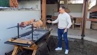 Dragan se ozbiljno "naglacao" za pečenje prasića: Stajling bolji nego za darivanje dijamanata
