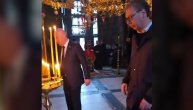Vučić prisustvovao božićnoj liturgiji u manastiru Hilandar