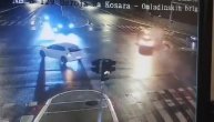 UZNEMIRUJUĆI SNIMAK: Trenutak kada je audi uleteo u automobil na Novom Beogradu
