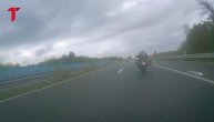 Nasilnička vožnja na auto-putu, umalo ubio motoristu