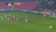 Pogledajte drugi gol Crvene zvezde u Kruševcu: Olajinka smestio u loptu u mrežu