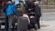 Azra iznenada sa mužem i ćerkicom napustila Srbiju: Emotivne scene sa milionerom na aerodromu