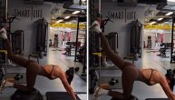 Jelisaveta objavila snimak iz teretane: Radi vežbe za gluteus, a od prizora vam neće biti dobro