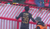 Gol Zubairua, Partizan poveo u 8. minutu protiv Zvezde