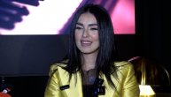 Tanja Savić na promociji albuma Emira Djulovića