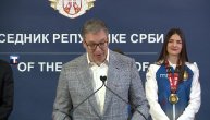 Vučić: Naše devojke su šampioni, ginule su za našu trobojku