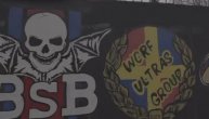Grafit koji oslikava bratstvo između Partizana i CSKA
