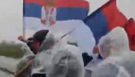 Srbi koji pešače na KiM naišli na oluju na putu ka Beogradu