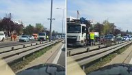 Sudar na Autokomadi, stvaraju se gužve: Snimak sa lica mesta