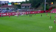 Au, kako bizaran gol: Hord opet pogodio za Jedinstvo protiv Čuke na bizaran način