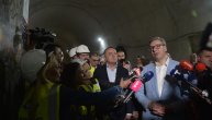Vučić obišao radove na izlaznom portalu tunela ''Iriški venac''