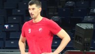 Luka Mitrović na treningu Zvezde pred Efes nakon operacije