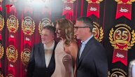 Jovana i Željko stigli na proslavu 35 godina Melos estrade