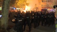 Učesnici protesta napali policiju u Bulevaru i u Kneza Miloša, policija intervenisala