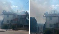 Požar u selu Tešica: Vatrogasci se bore protiv vatrene stihije