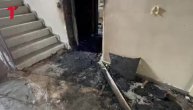Sve potpuno izgorelo: Ovako iznutra izgleda zgrada u Surčinu