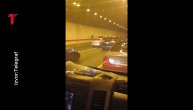 Sudar u tunelu Lipak na obilaznici oko Beograda