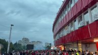 Haos ispred stadiona "Rajko Mitić" pred početak meča Zvezda - Linkoln