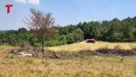 Zapaljena njiva dede masovnog ubice Uroša Blažiča u Mladenovcu