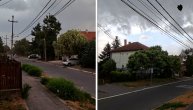 Olujni vetar i crni oblaci: Jako nevreme stiglo do Batjnice