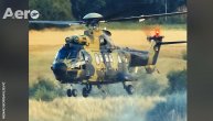 Airbus H215 Super Puma MUP Srbije: Vodozahvat na Šumaričkom jezeru