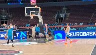 Bogdan Bogdanović namestio nišanske sprave na treningu na Eurobasketu