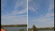 Spektakularni prizori iznad Beograda u susret vojnoj paradi