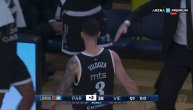 Luka Vildoza pogodio preko pola na kraju prvog poluvremena meča Partizan - Beč