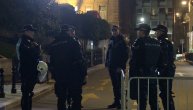 Žandari u punoj opremi ispred Skupštine