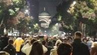 Velika kolona građana na Slaviji