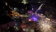 Proslava u centru grada nakon pobede Studentske liste