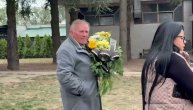Miloš Bojanić na sahrani kod Tutuna
