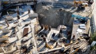 Snimak gradilišta u ulici Vojvode Vlahovića iz drona