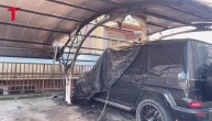 Zapaljen automobil u ulici Stevana Dukića