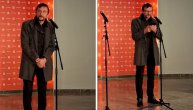 Jovo Maksić, dobitnik nagrade "Tatjana Lukjanova", je imao dirljiv govor