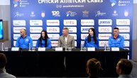 Konferencija Srpskog atletskog saveza povodom uspeha Angeline Topić i Ivane Španović