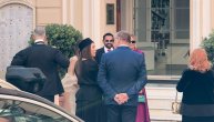 Karići stigli na Melinino venčanje sa milionerom: Ona se ne odvaja od kume Goce Karić