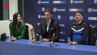 Konferencija za medije OFK Beograda i Radnika Surdulice nakon povratka na Omladinski stadion