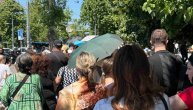 Veliki red ispred Hrama Svetog Save