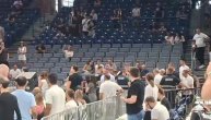 Navijač Partizan izveden iz hale