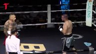 Džakić završio meč za dva minuta, pobeda na debiju u boks ringu!