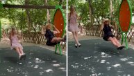Vesna de Vinča i misica Simona uživaju u parkiću