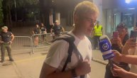 Erik Kojzek posle meča Partizan - Una Štrasen
