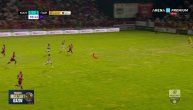 Šaka Traore postiže pobedonosni gol za Partizan - 1:3!