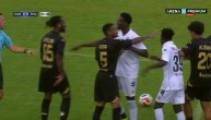Umalo tuča na meču Partizan - Nefči, žuti karton za Mitrovića