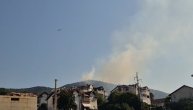 pozar na brdu iznad Bijele i Baosica - radno