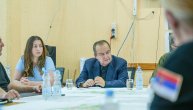 Dačić u poseti vatrogascima koji gase požar u Deliblatskoj peščari
